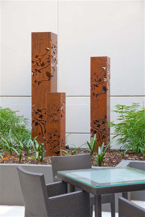 corten steel light box|Cut Out Corten Light Box – Cortzen.